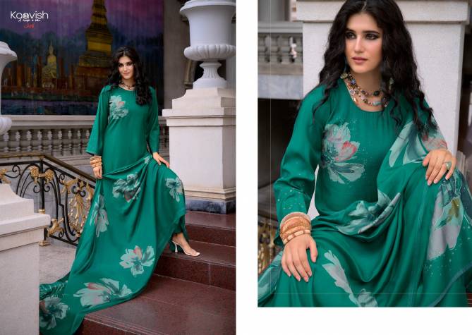 Shaheen By Kaavish Viscose Pashmina Printed Suits Wholesalers In Delhi